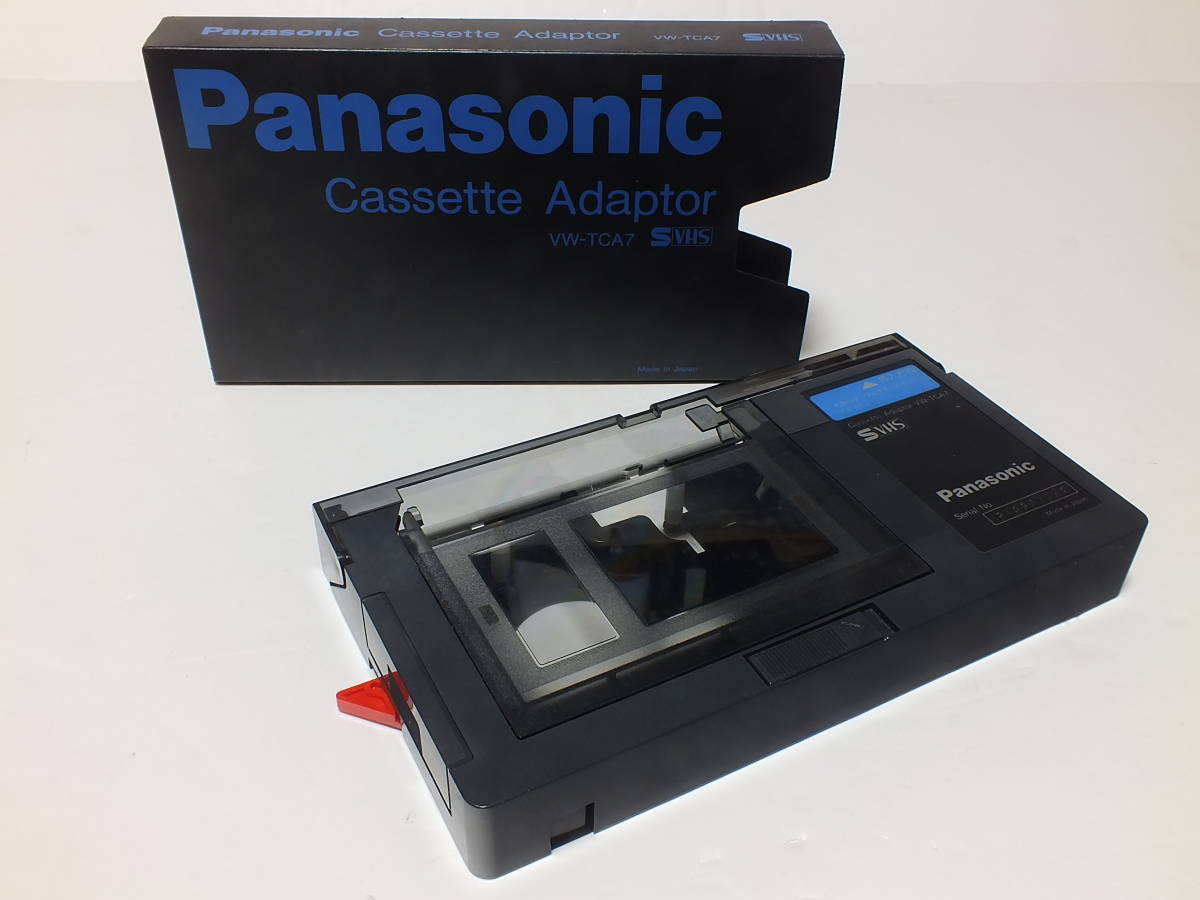 Panasonic パナソニック Cassete Adaptor VW-TCA7 VHS ビデオカセットアダプター　(管理番号：PLS4982)