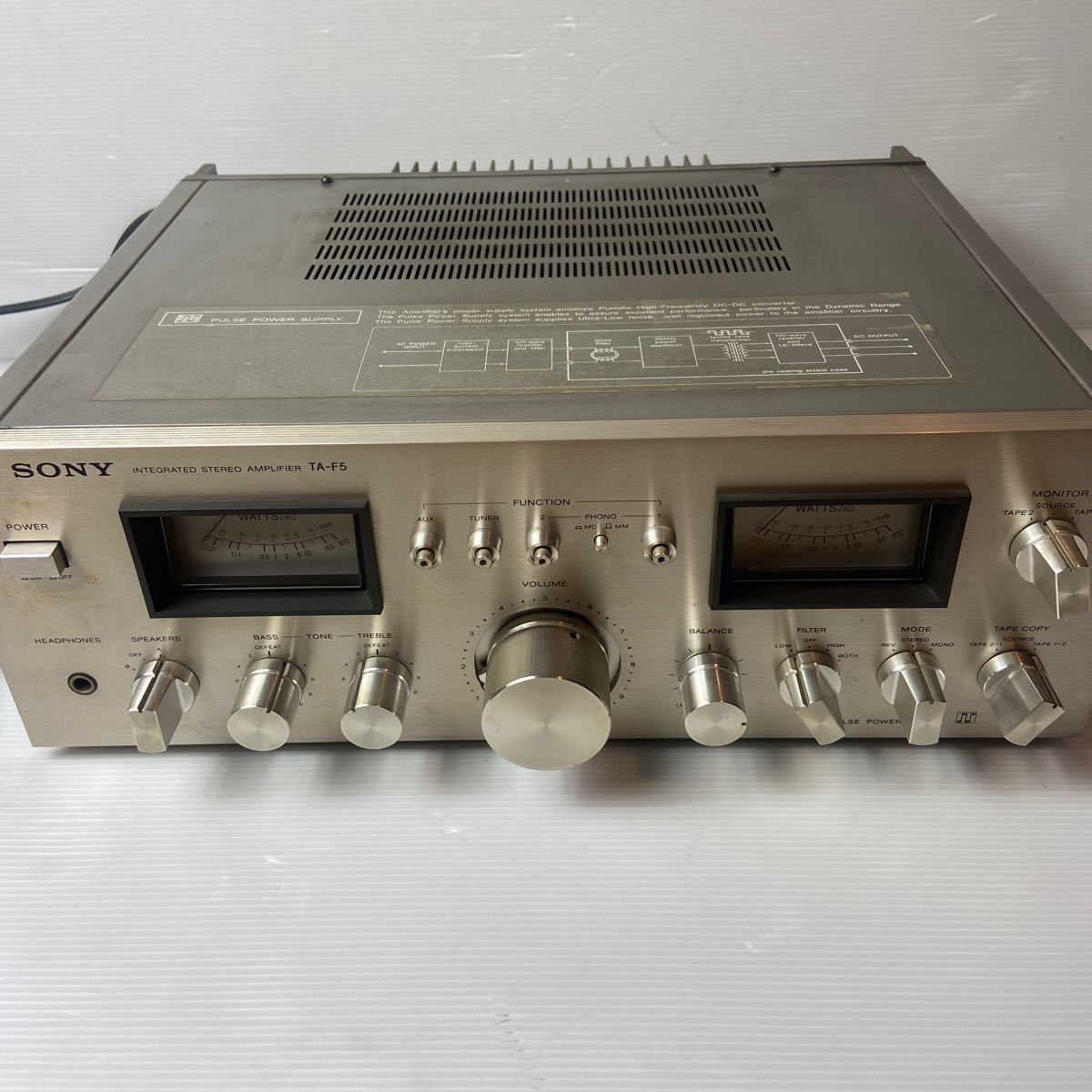 JSONY TA-F5 SONY ソニー TA-F5 プリメインアンプ アンプ ヴィンテージ