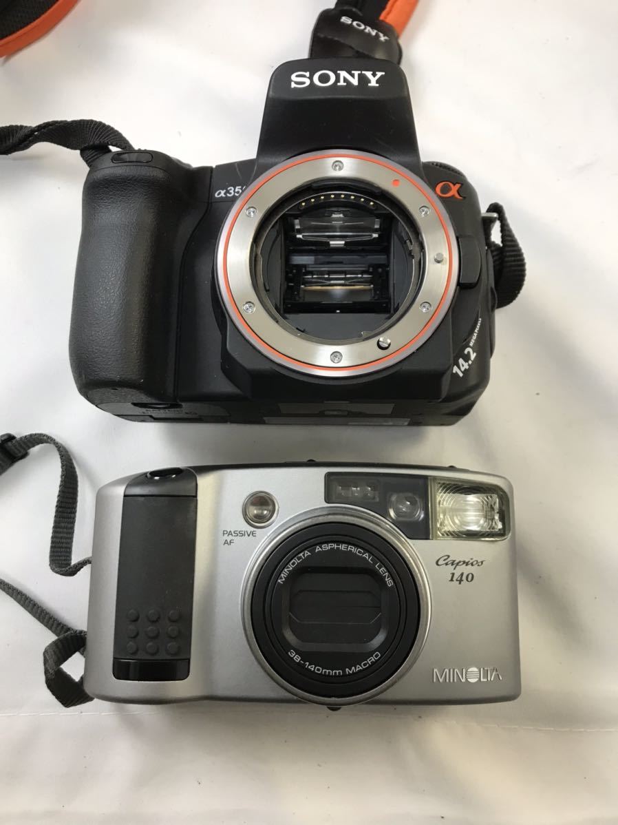 1000円〜□☆動作未確認☆SONY α350 DSLR-A350 MINOLTA デジタル一眼レフ