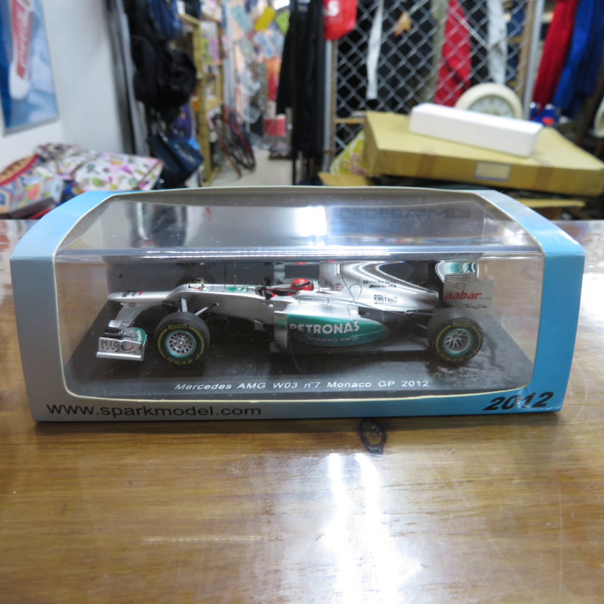 限定セール，爆買い SPARK スパーク 1/43 Mercedes AMG W03 #7 Monaco GP 2012 Michael Schumacher メルセデス ミハエル シューマッハ(レーシングカー)｜売買されたオークション情報、yahooの商品情報をアーカイブ公開 - オークファ レーシングカー