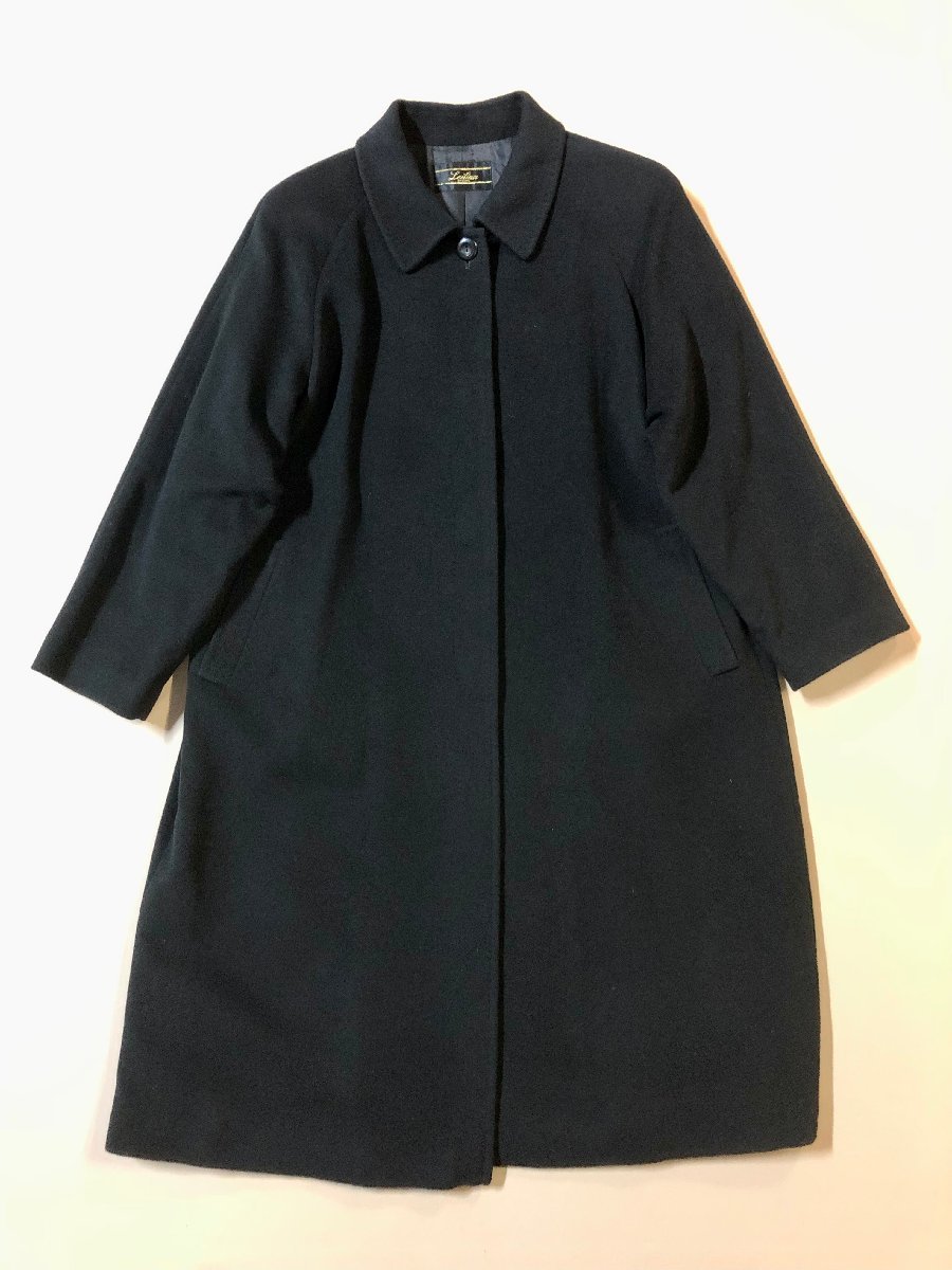 ☆美品 高級 Leilian レリアン ステンカラーコート オーバーコート
