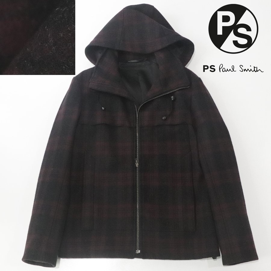 ポールスミス コレクション アンゴラ100% コート グレー L Paul Smith