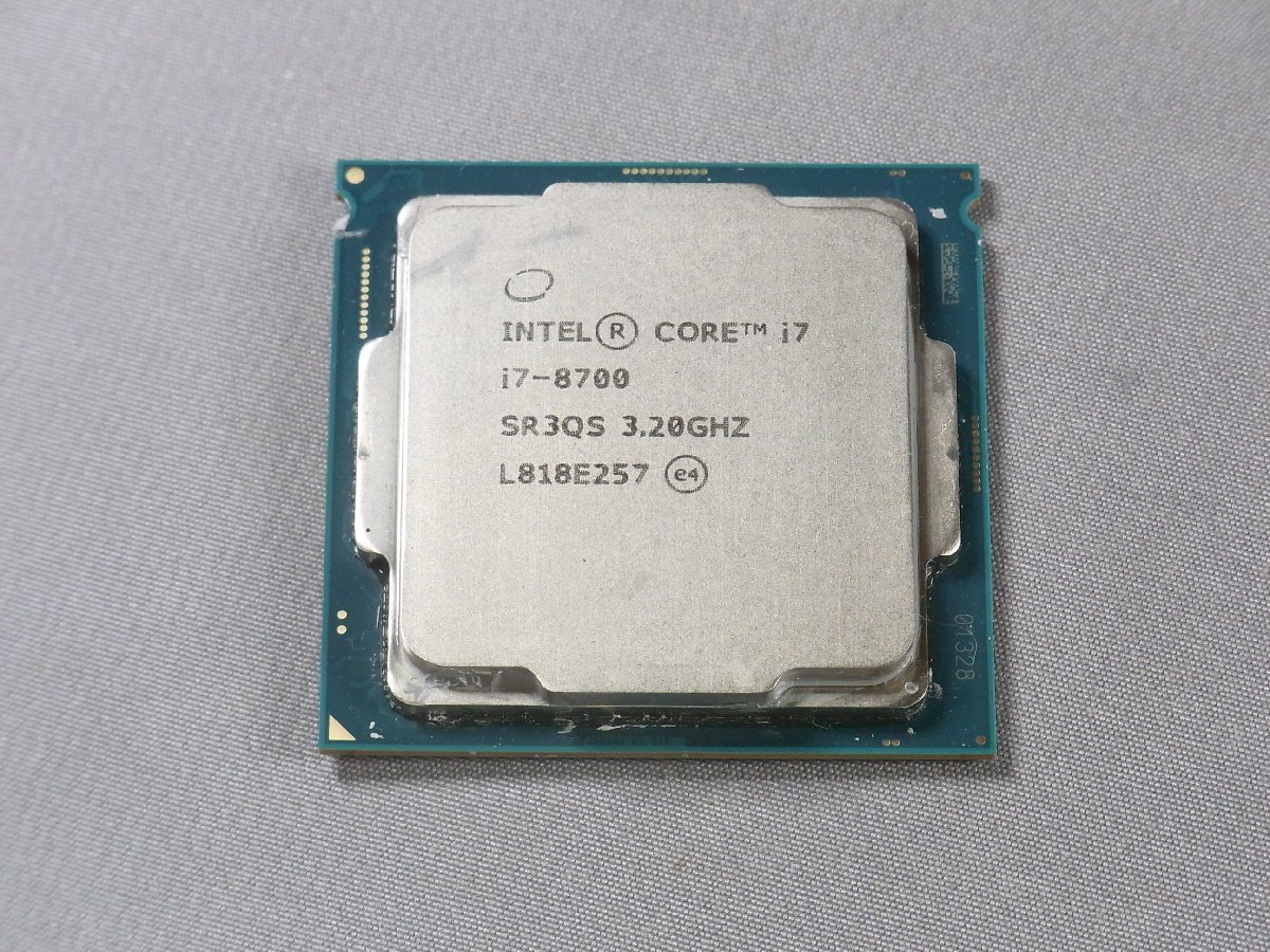 B37294 O-10290 intel Core i7-8700 SR3QS LGA1151 CPU 動作品
