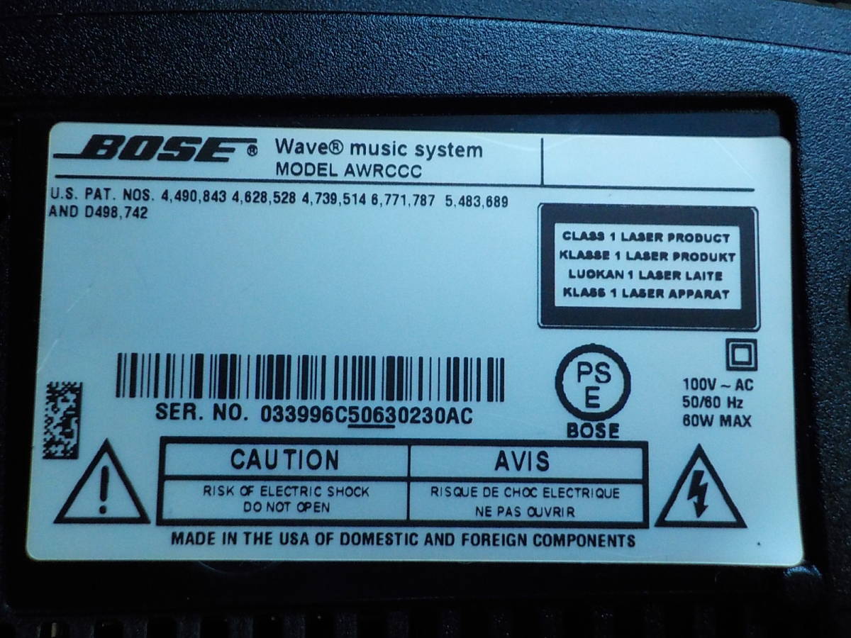 Wave Music System Bose AWRCCC CD AWRCC1 BOSE Player system music