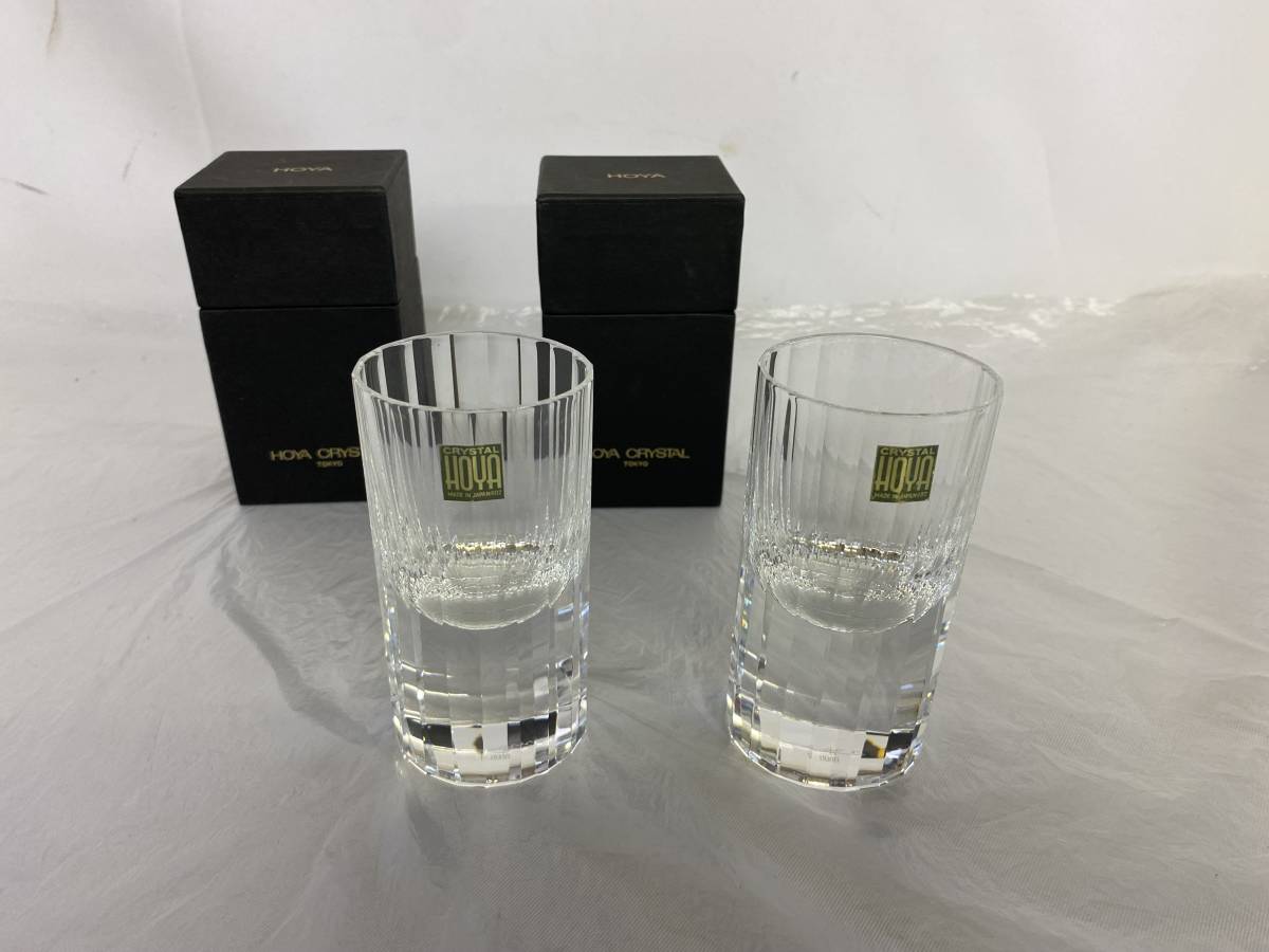 希少】 ホヤクリスタル HOYA CRYSTAL ショットグラス 冷酒グラス 