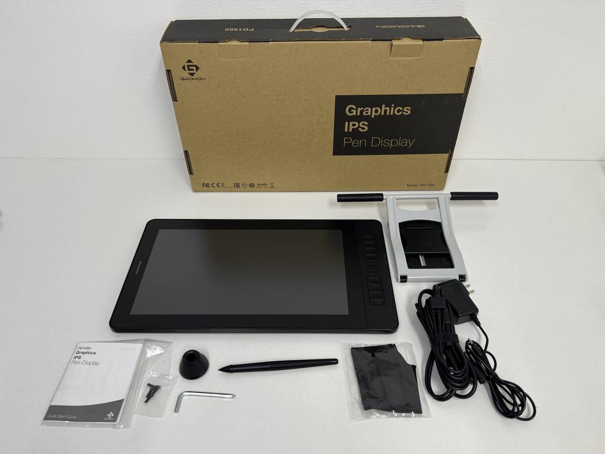 A3226◇ GAOMON 15.6インチ 液晶ペンタブレット PD1560 GAOMON 液タブ
