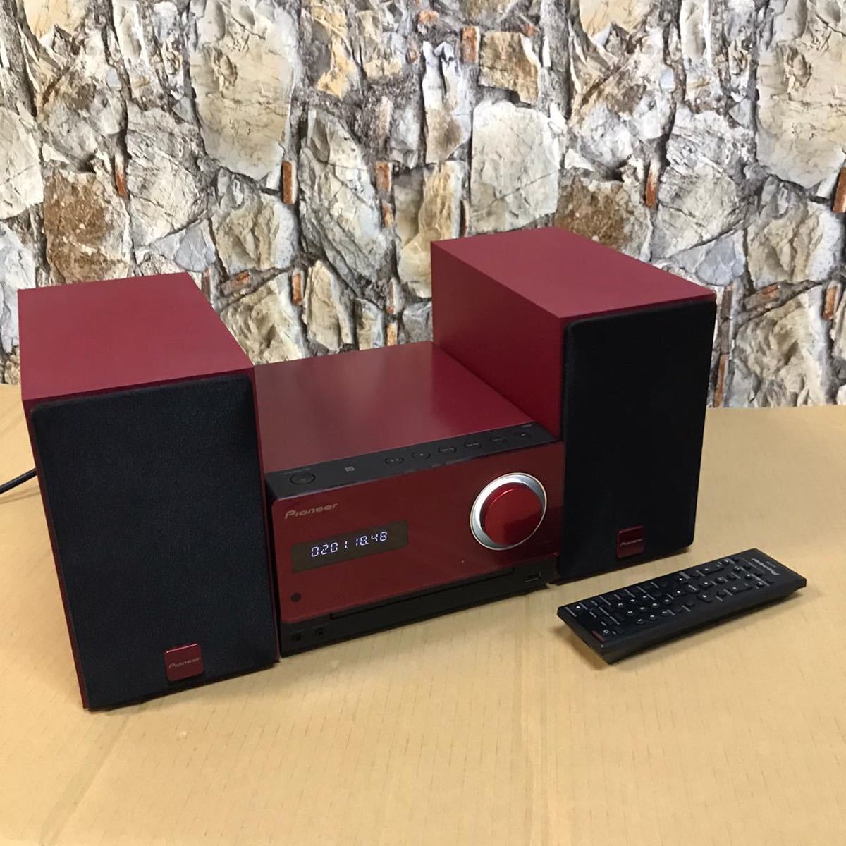 PIONEER パイオニア CD プレイヤー スピーカー付き ミニコンポ X-CM35