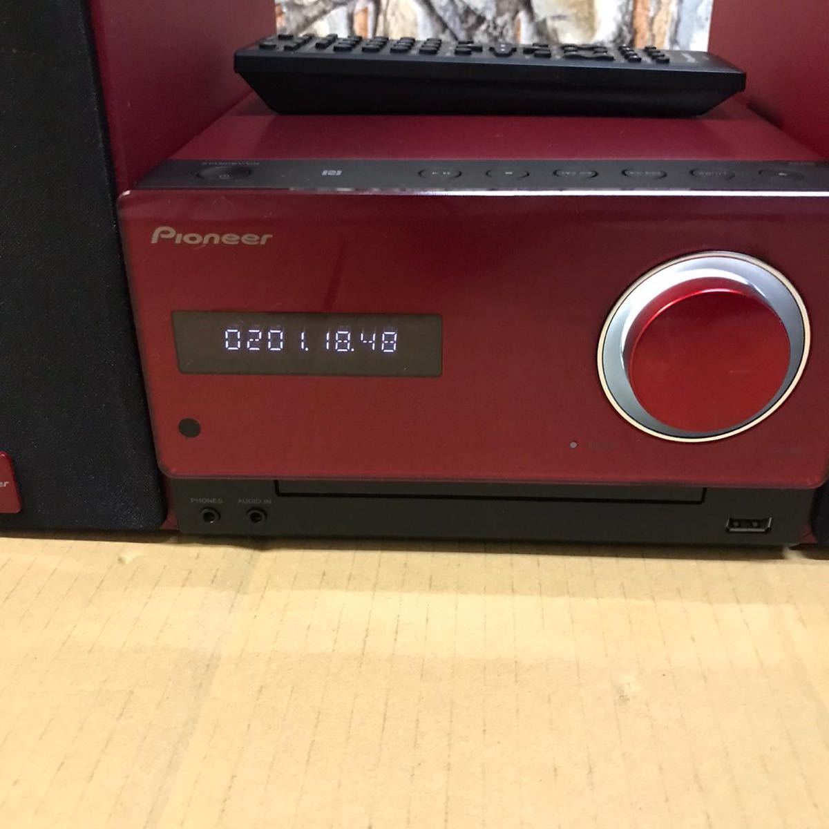PIONEER パイオニア CD プレイヤー スピーカー付き ミニコンポ X-CM35