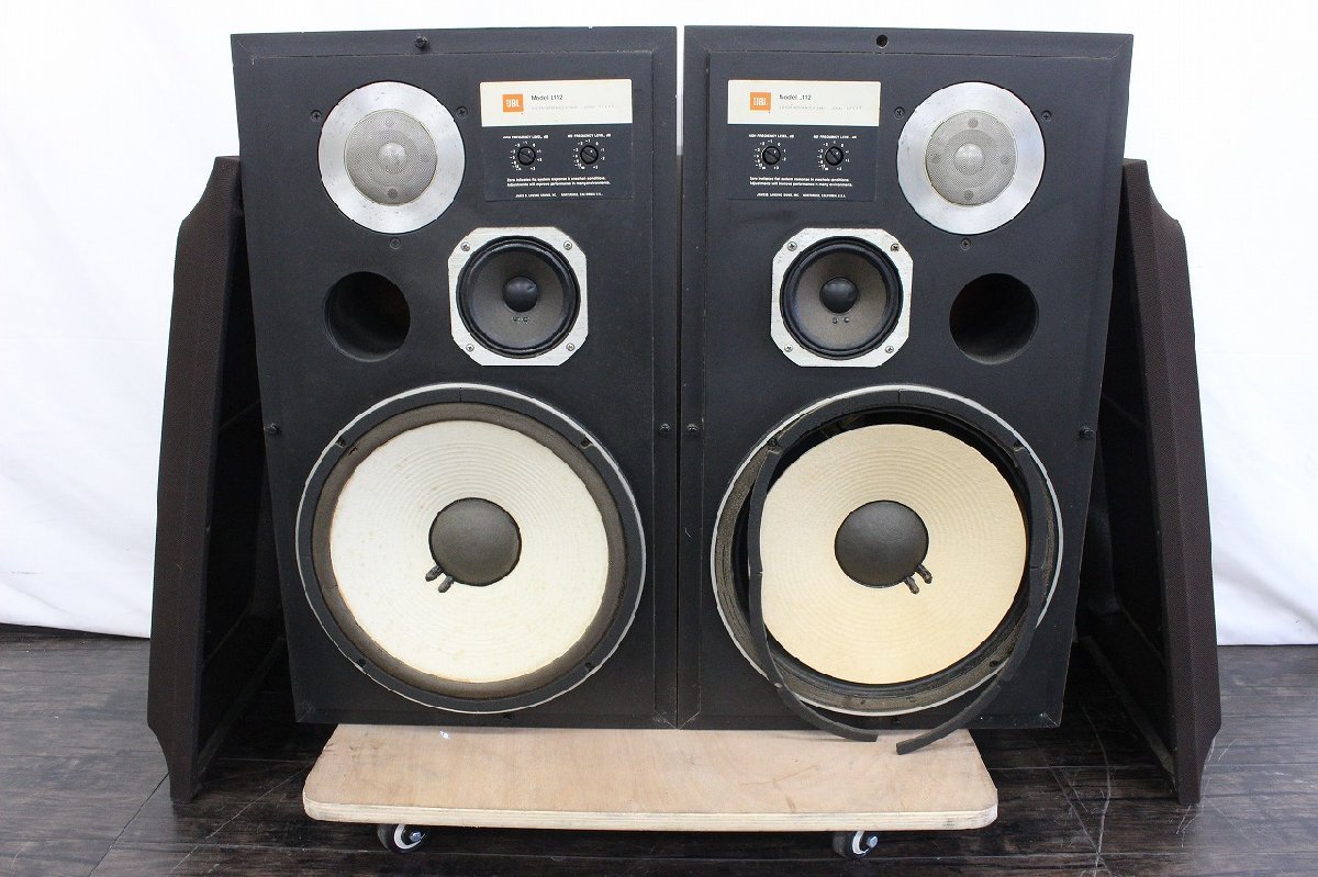 【行董】 AZ041BOT99 JBL L112 スピーカー SYSTEM IMPEDANCE 8 OHMS オーディオ機器 音響機器 ペア ※佐川2個口発送 直引き大歓迎※