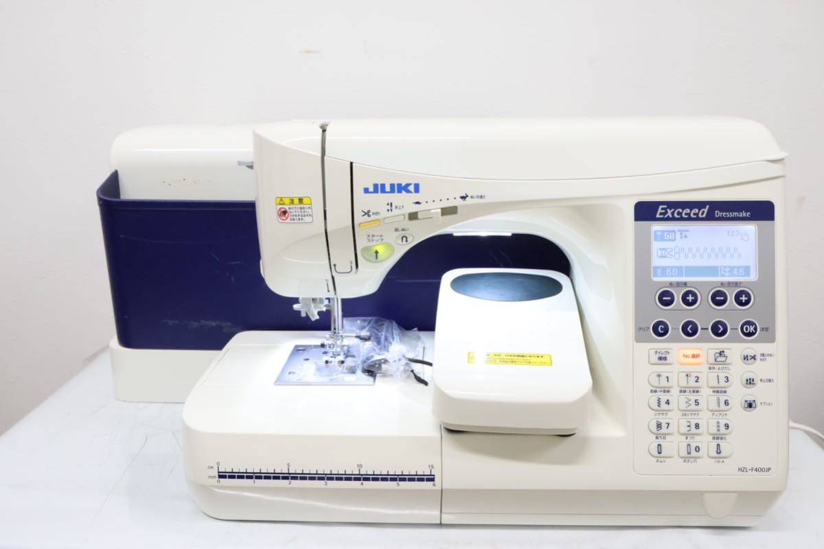 生活家電 美品 JUKI ミシン エクシード ドレス メイク 家庭用 HZL-F400JP