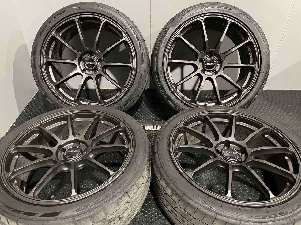 NITTO 245/40R20】夏タイヤ【RAYS HOMURA HYUGA HP10 レイズ ホムラ