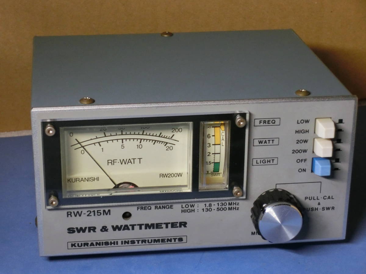HOT，爆買い】 KURANISHI クラニシ パワー＆SWR計 1.8～130MHz&130