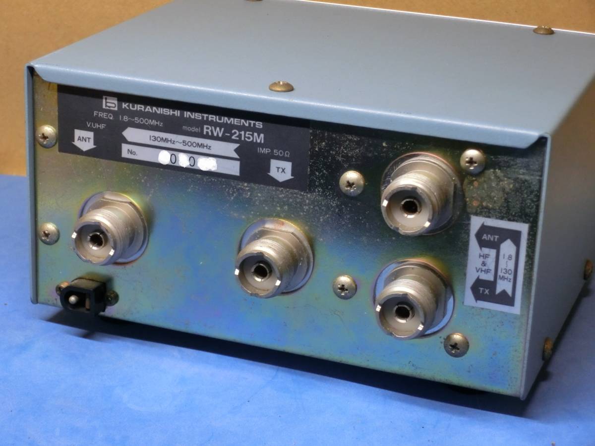 HOT，爆買い】 KURANISHI クラニシ パワー＆SWR計 1.8～130MHz&130