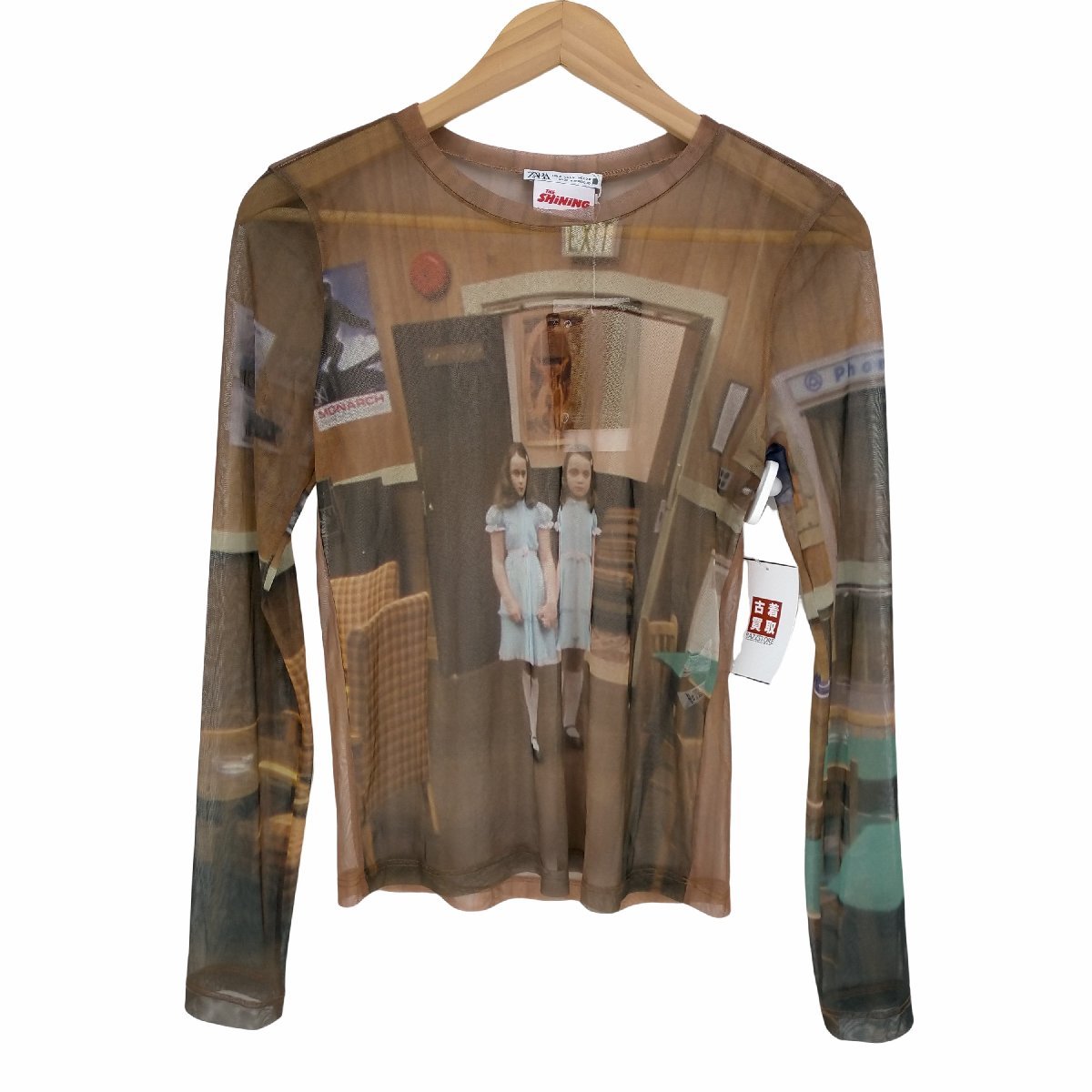 ZARA(ザラ) 双子シースルートップス レディース import：S 中古 古着 0932