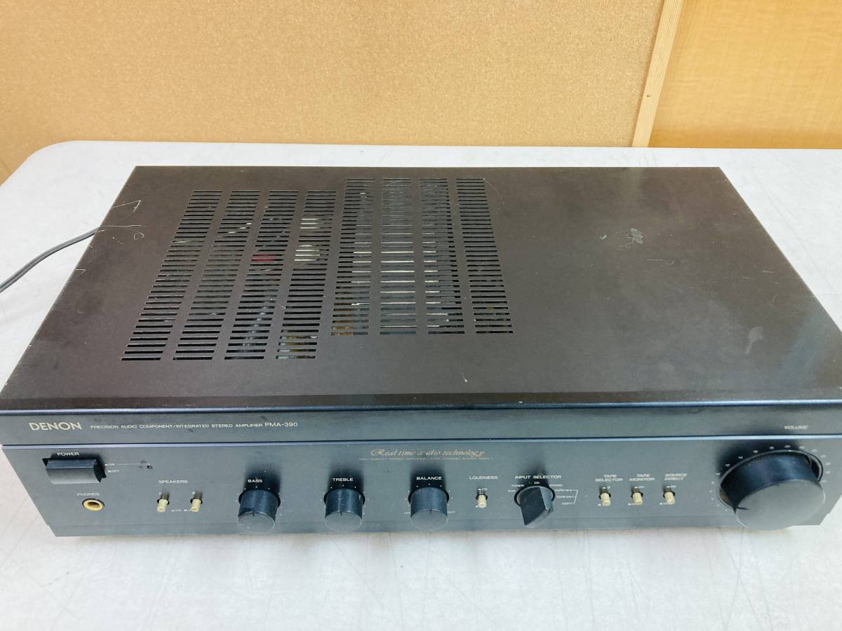 DENON プリメインアンプ PMA-390 PMA-390RE 音出し確認 0 音出し確認済