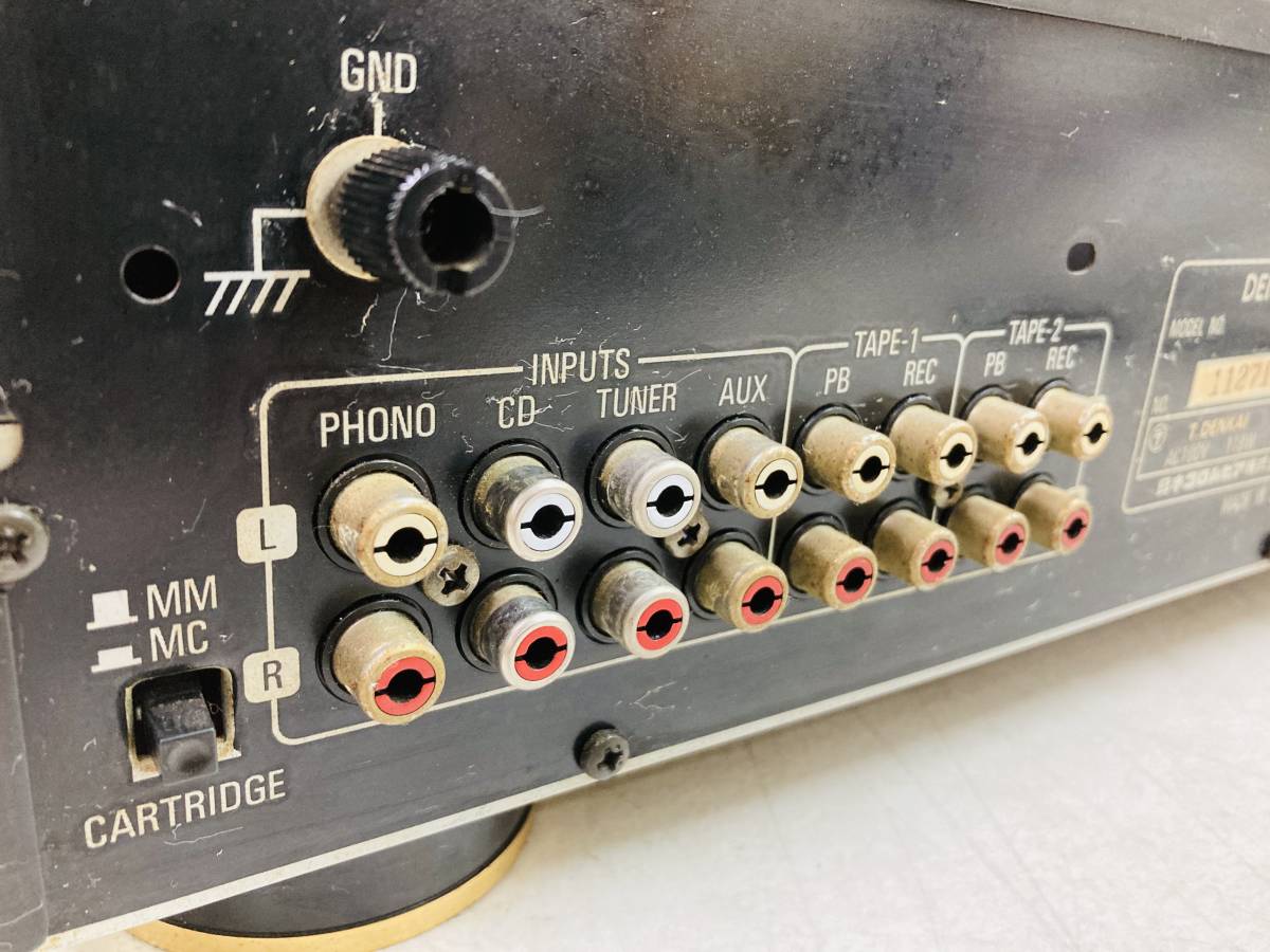 DENON プリメインアンプ PMA-390 PMA-390RE 音出し確認 0 音出し確認済