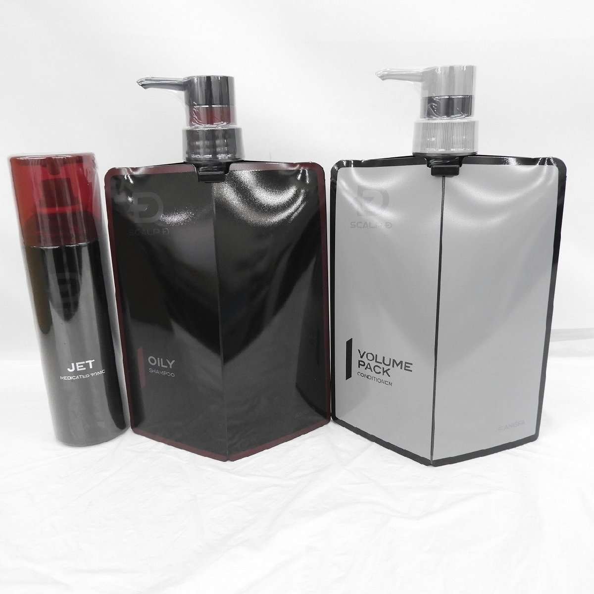 1円～【未開封】アンファー スカルプD シャンプー/コンディショナー 付替パック 350ml+スカルプジェット 180ml セット 107037 11/17-E 1120