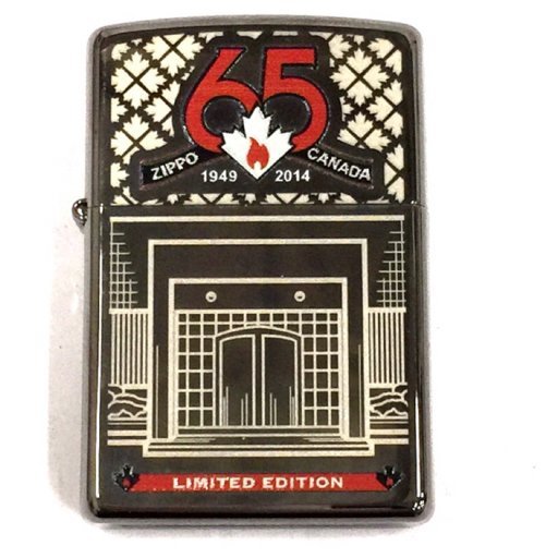 ジッポ オイルライター CANADA BOTTOM STAMP カナダ工場開設65周年記念 喫煙具 ライターZIPPO 保存箱付 ZIPPO ジッポー カナダ工場開設65周年記念