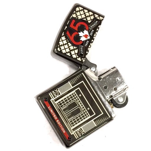 ジッポ オイルライター CANADA BOTTOM STAMP カナダ工場開設65周年記念 喫煙具 ライターZIPPO 保存箱付 ZIPPO ジッポー カナダ工場開設65周年記念
