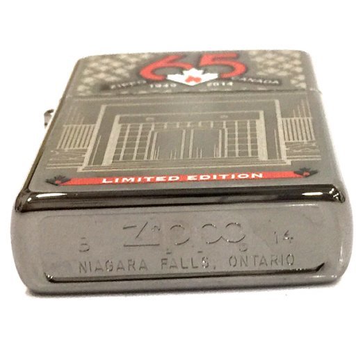 ジッポ オイルライター CANADA BOTTOM STAMP カナダ工場開設65周年記念 喫煙具 ライターZIPPO 保存箱付 ZIPPO ジッポー カナダ工場開設65周年記念