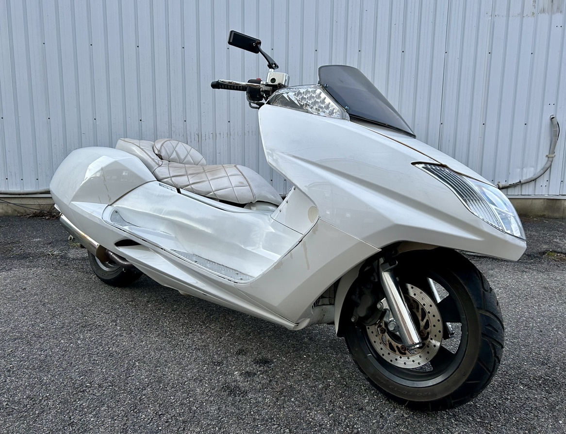 パーツ ヤマハ マグザム250 SG17J SG21J 共通 社外タンデムバー中古