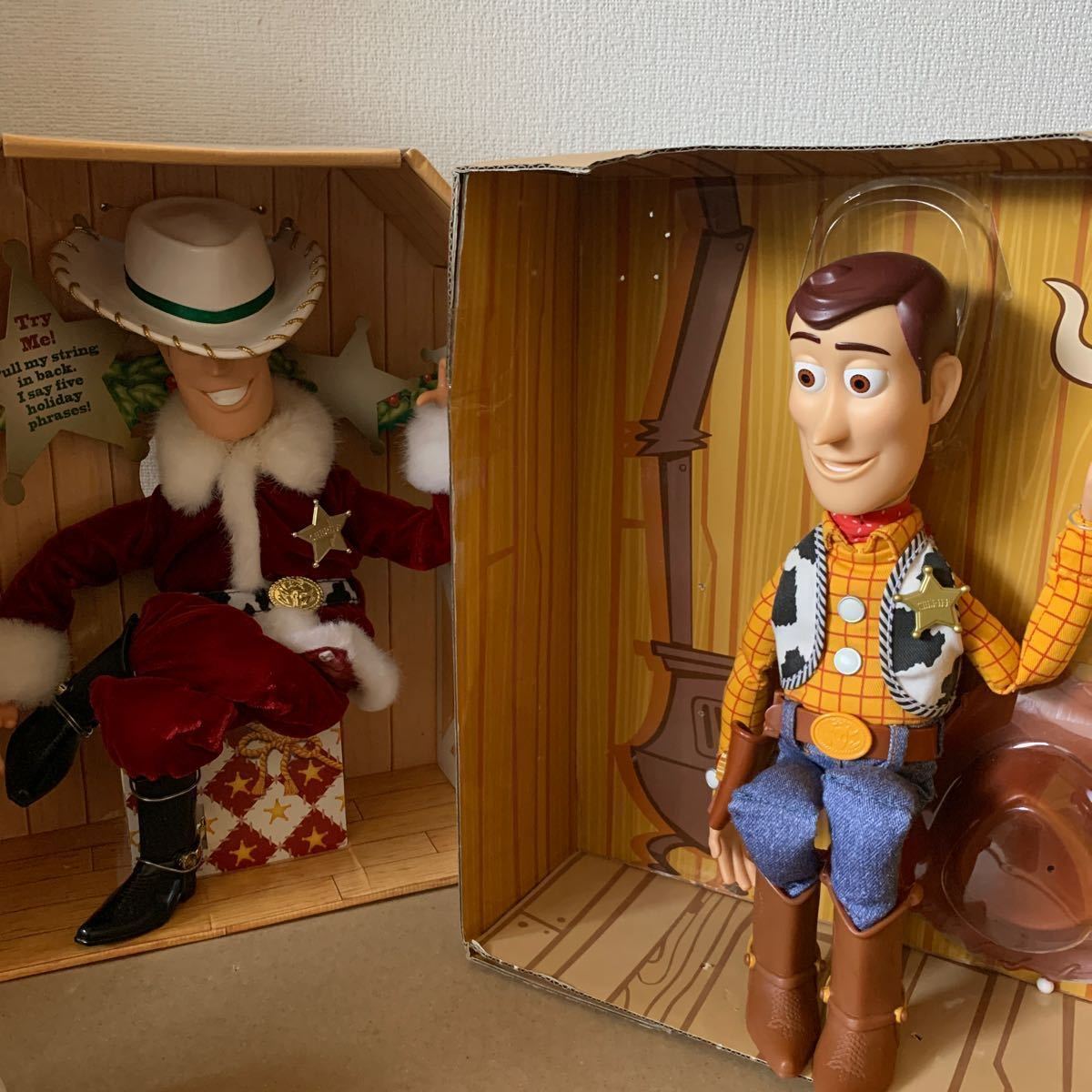 ディズニー トイストーリー ウッディ トーキング クリスマス ラウンド