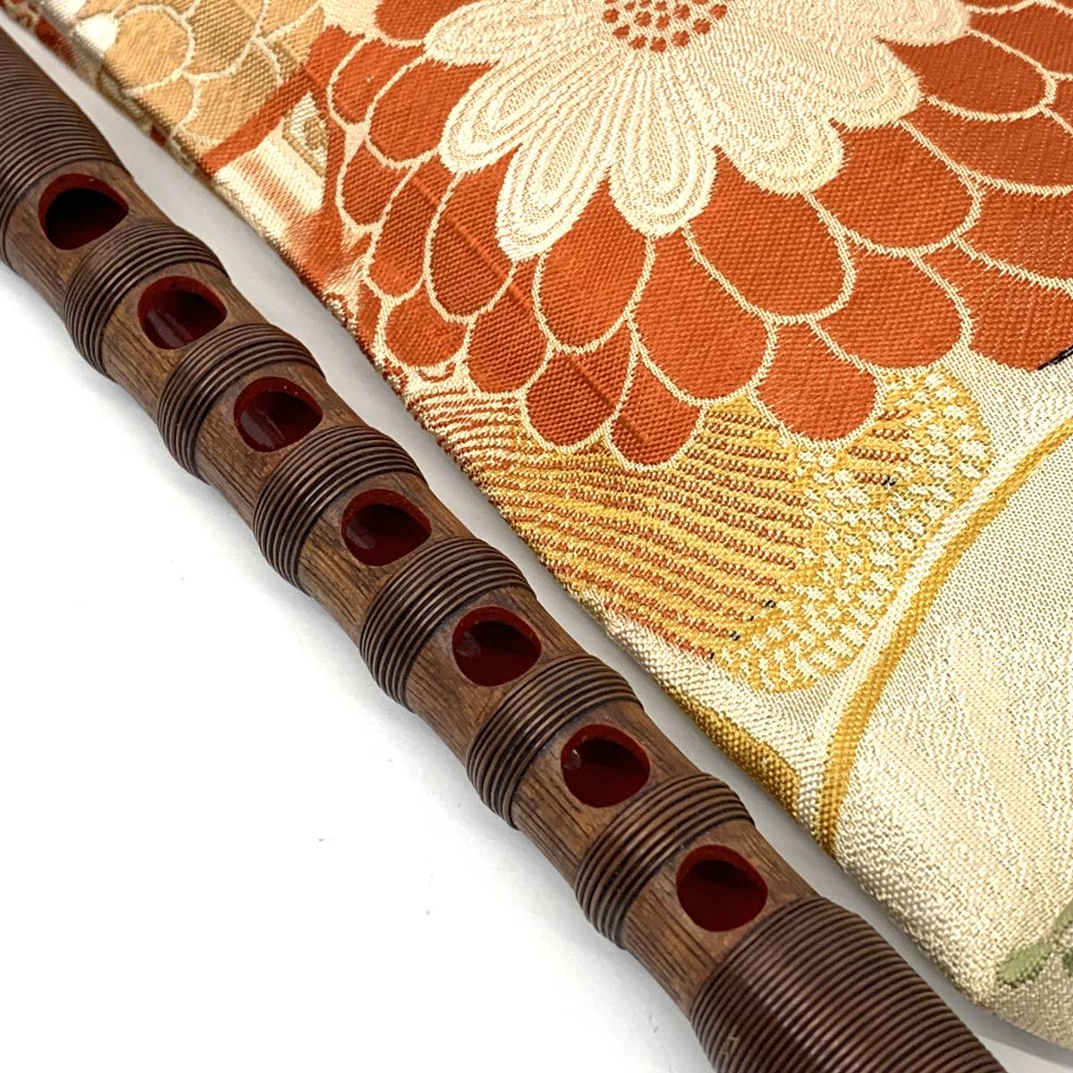  龍笛 横笛 雅楽器 長さ 40.0㎝ 重量 130.1g 和楽器 笛 時代物 袋付き(龍笛、竜笛)｜売買されたオークション情報、yahooの商品情報をアーカイブ公開 - オークファン 龍笛、竜笛