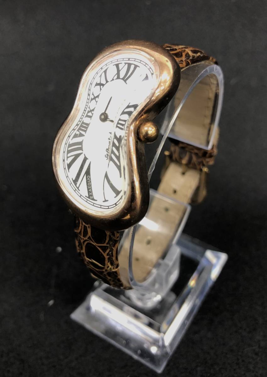 A2 softwatch ソフトウォッチ　クォーツ　EXAEQUO 92011 022146 サルバドールダリ　溶ける時計　不動　ジャンク