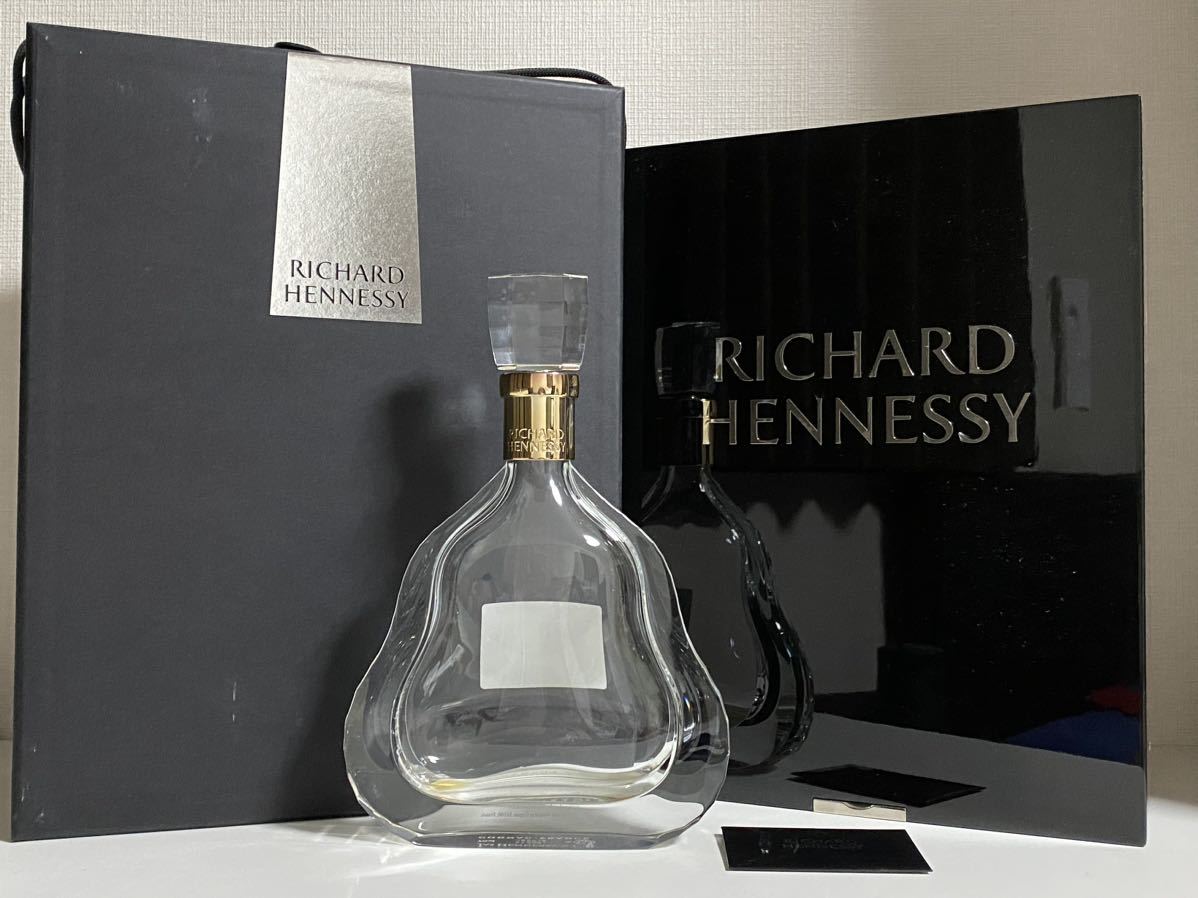 空き瓶】Hennessy ヘネシー リシャール 空瓶 化粧箱 冊子付 【公式通販】