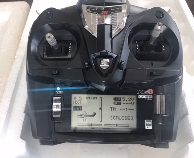 ☆グライダーに JR RG612BX 受信機＆TLS1-VROバリオセンサー