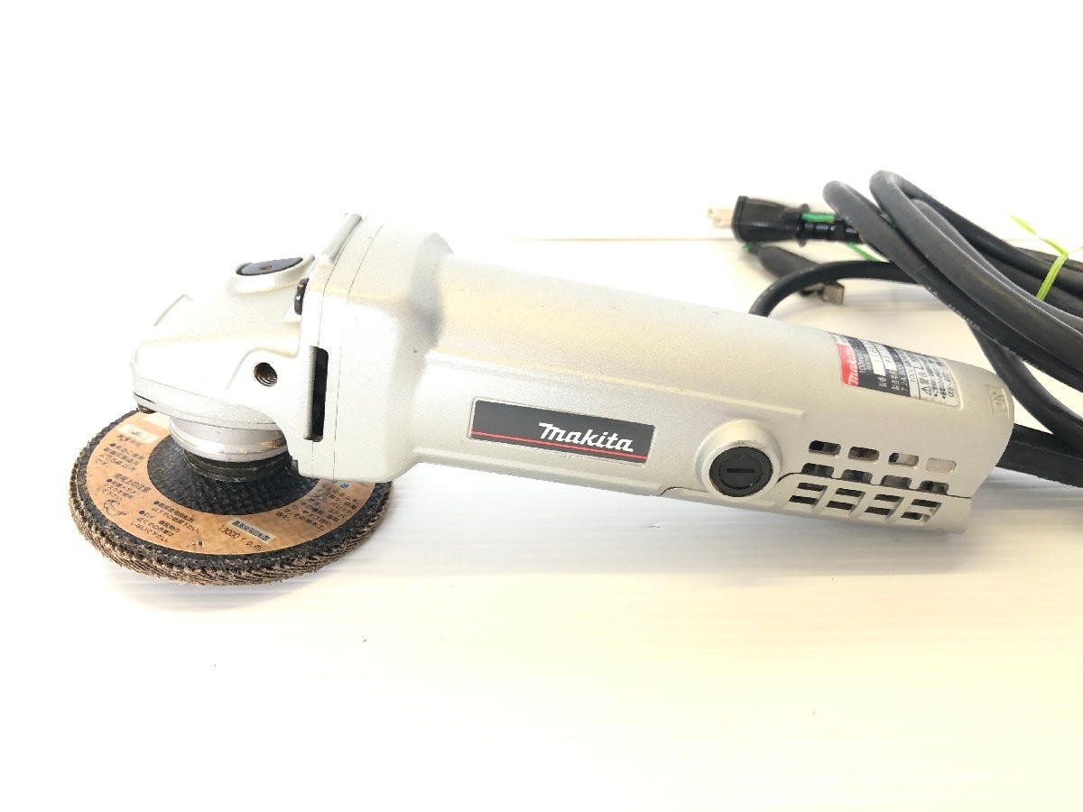 makita マキタ 9526L ディスクグラインダー 替刃付き 100mm 研磨機 100V 電動工具 DIY 切断機