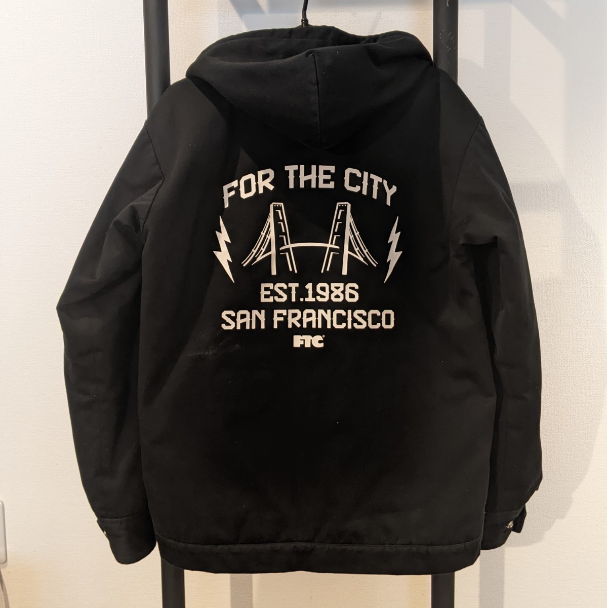 FTC【FOR THE CITY】中綿 キルティング コットン フーディジャケット S