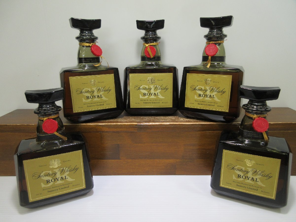 サントリー ローヤル 山崎15年モルト表記 SUNTORY ROYAL 720ml 43% 国産ウイスキー 未開栓 古酒 発送先広島県限定 1円スタート/11-21-7