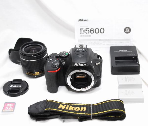 超美品・豪華セット】Nikon ニコン D5600 AF-P 18-55mm VR D5600 Nikon AF-