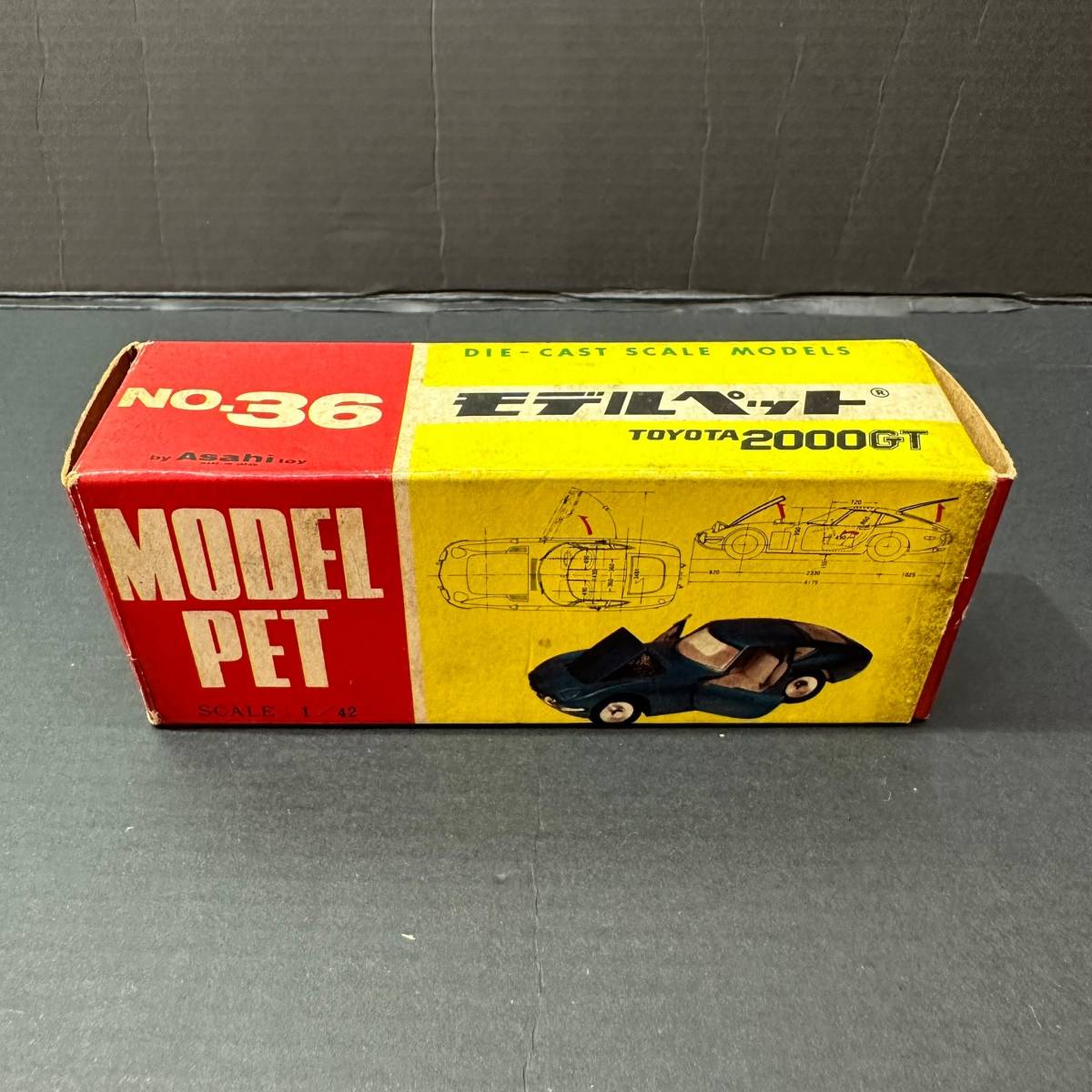 No.1135 ★1円~【ミニカー】モデルペット TOYOTA 2000GT 現状品