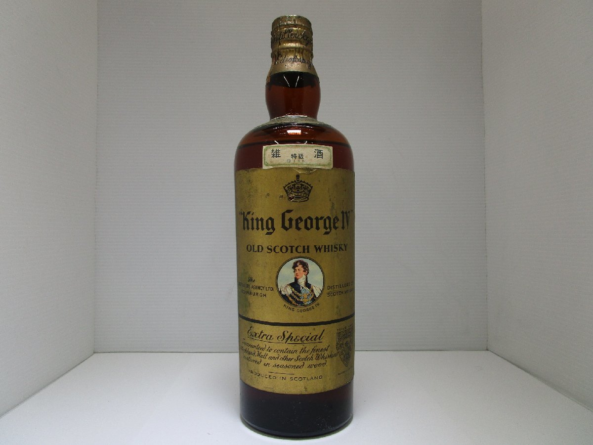 【未開栓】King e IV オールドスコッチウイスキー 760ml 〇〇 KING GEORGE 4 43％ キング ジョージ 4世 特級760ml ウィスキー