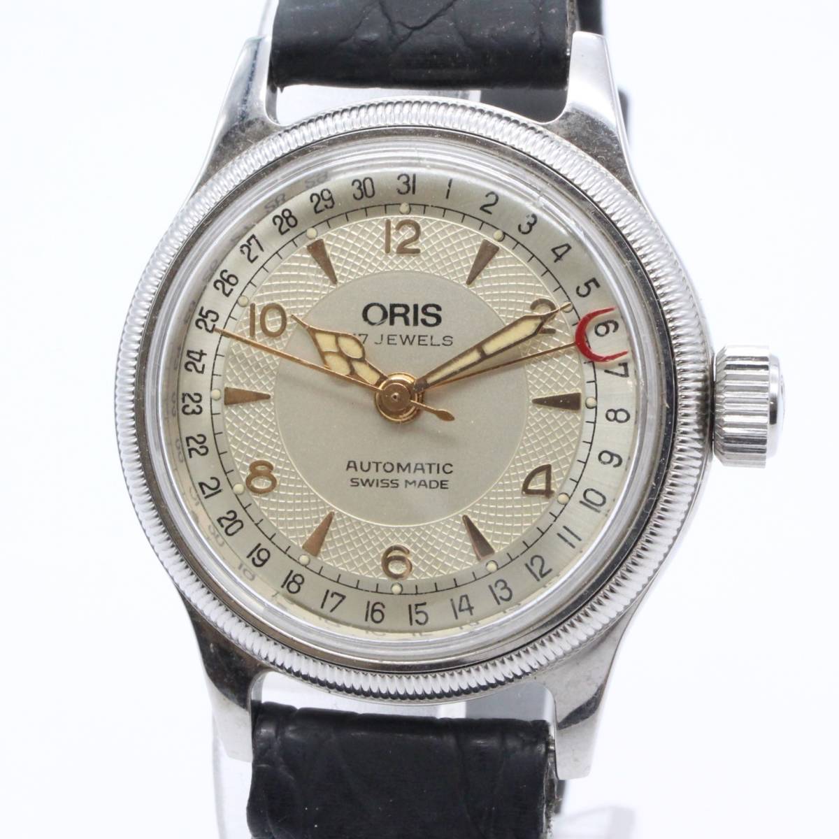 稼働 【ORIS オリス】 7400 ポインターデイト 17石 自動巻き/AT
