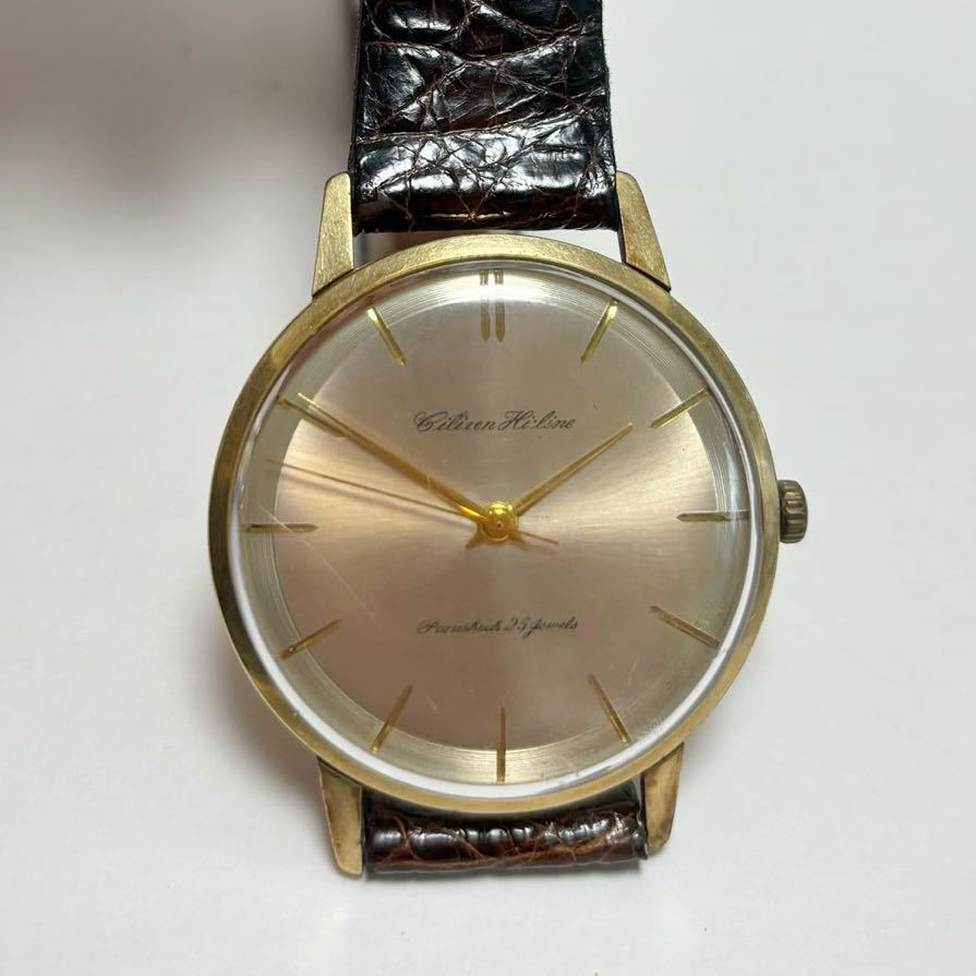 CITIZEN hiline シチズン ハイライン 14K GOLD FILLEDゴールドフィルド 