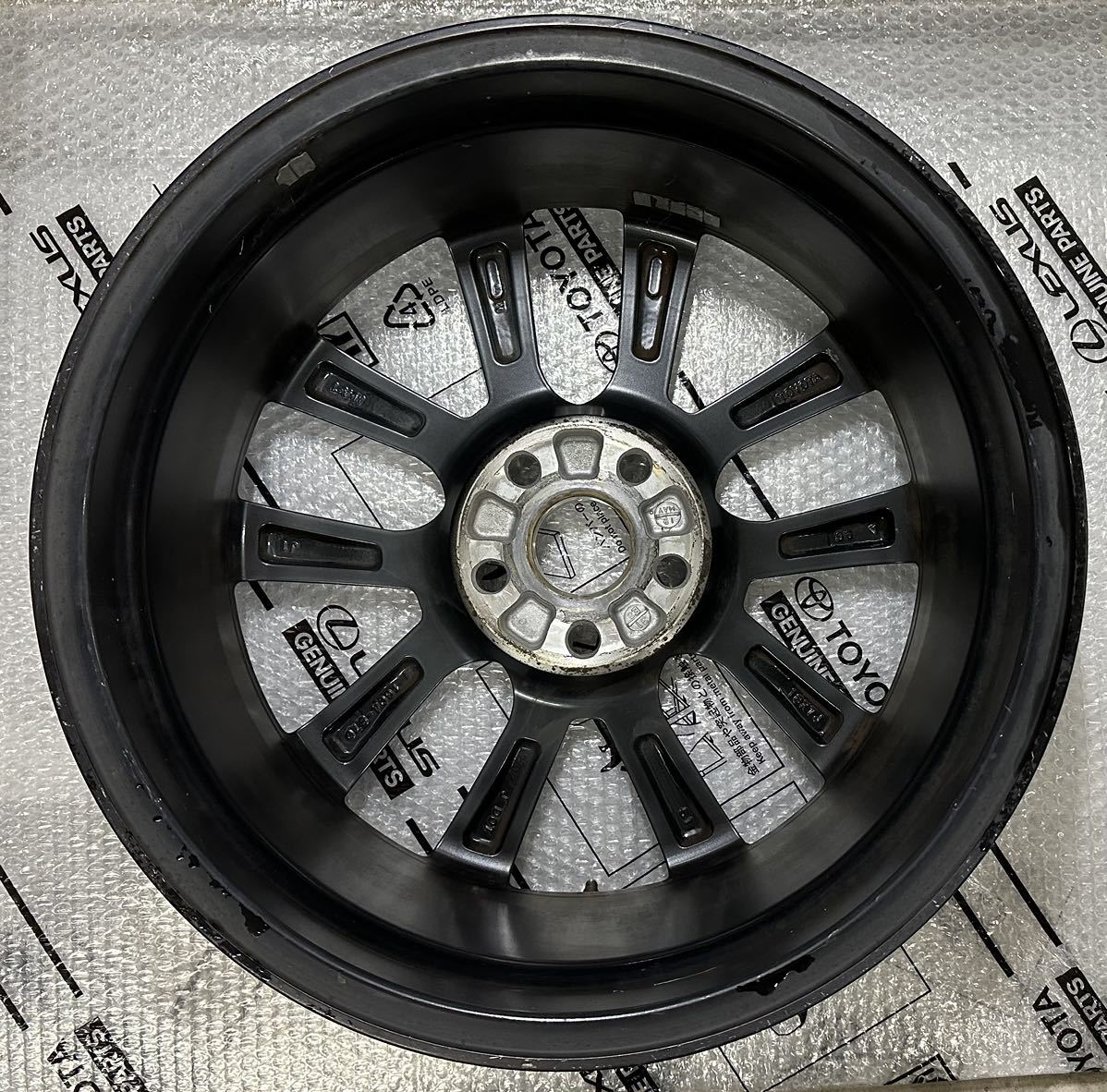 極美品☆ヴォクシー GR SPORT ZRR80系 18インチ アルミホイール 1本