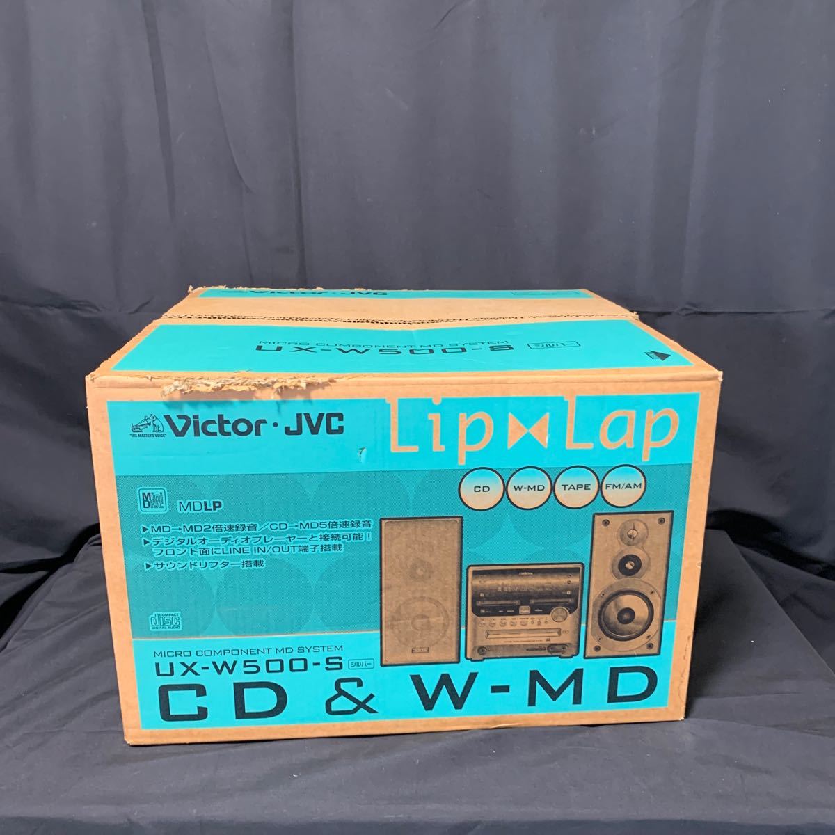 Victor UX-W500 MD CD カセット コンポ 美品・動作品希少 Victor Victor UX-W500 MD CD カセット コンポ 美品・動作品希少 Victor