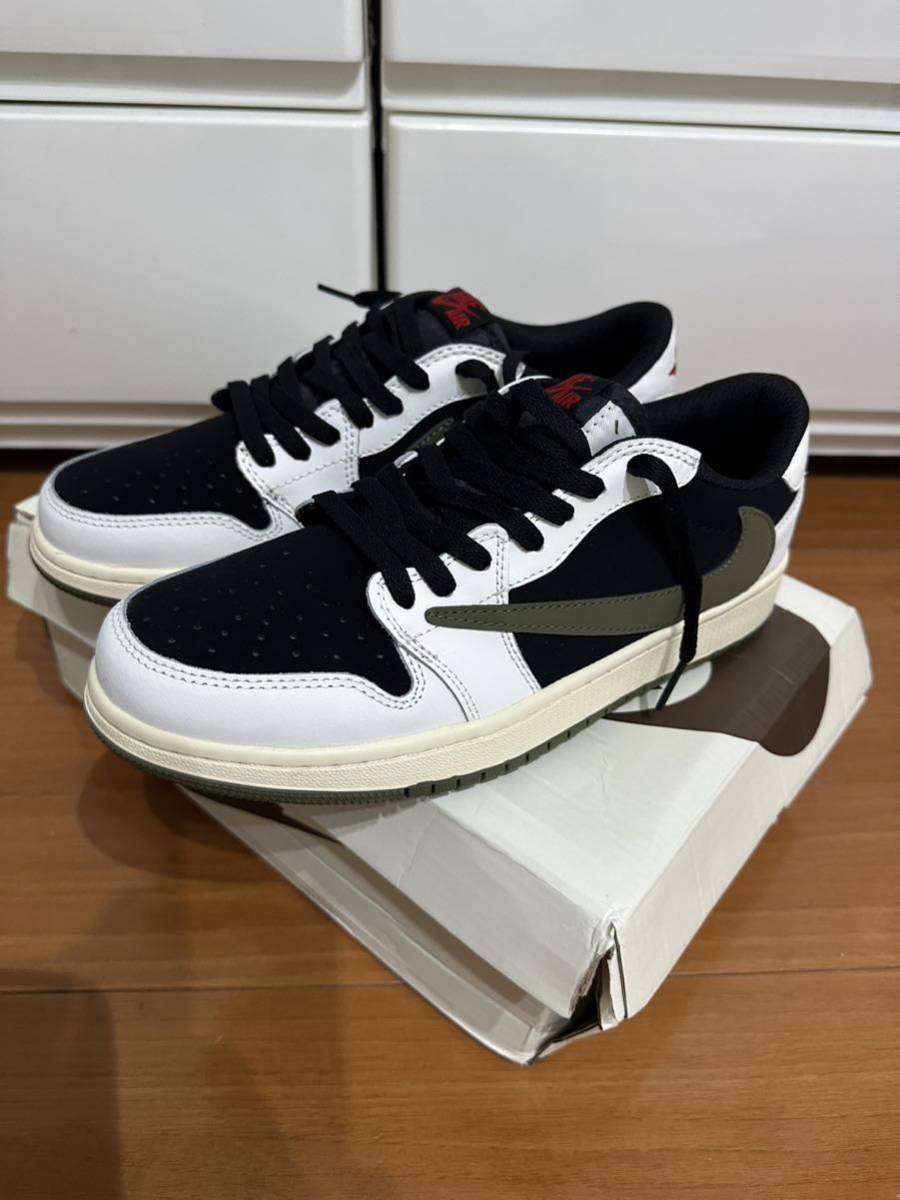 NIKE AIR JORDAN 1 LOW TRAVIS SCOTT MIDIUM OLIVE エアジョーダン 1 