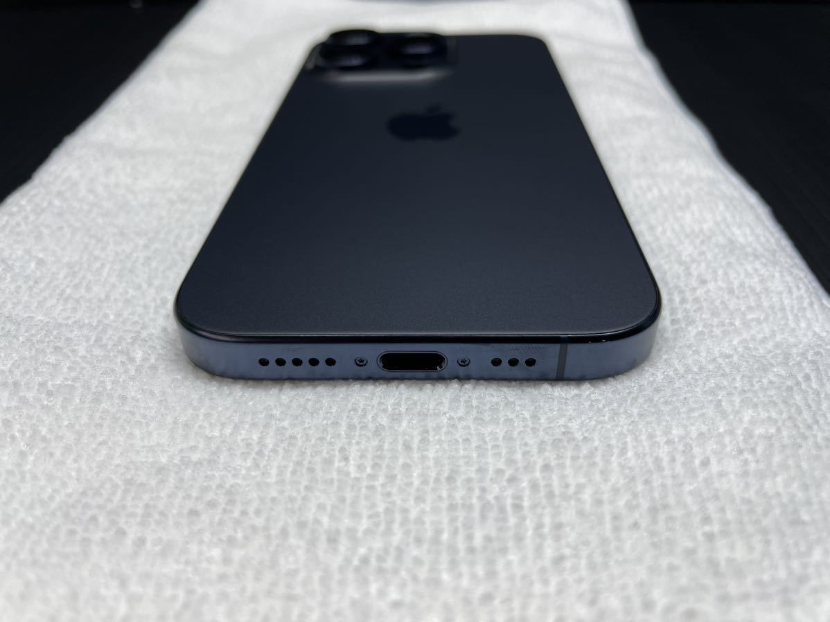 iPhone 15 Pro 512GB ブルーチタニウム SIMフリー 美品 バッテリー100