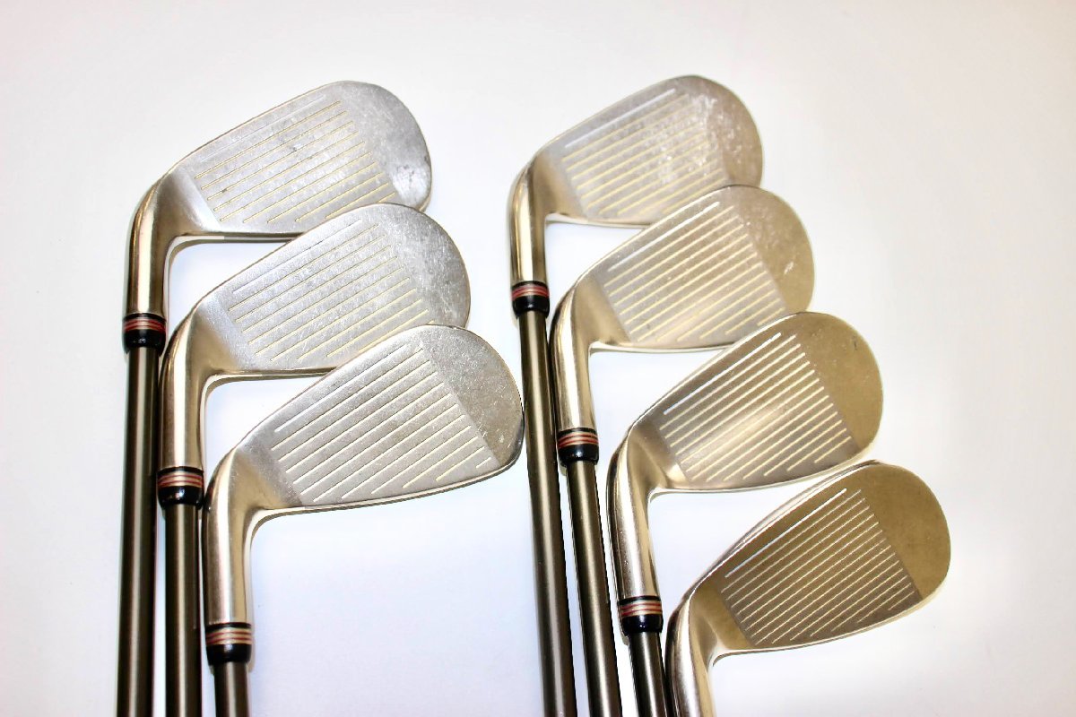 1円スタート】9H2741 PRGR プロギア TTR-X 505 PREMIUM RED アイアン 5，6，7，8，