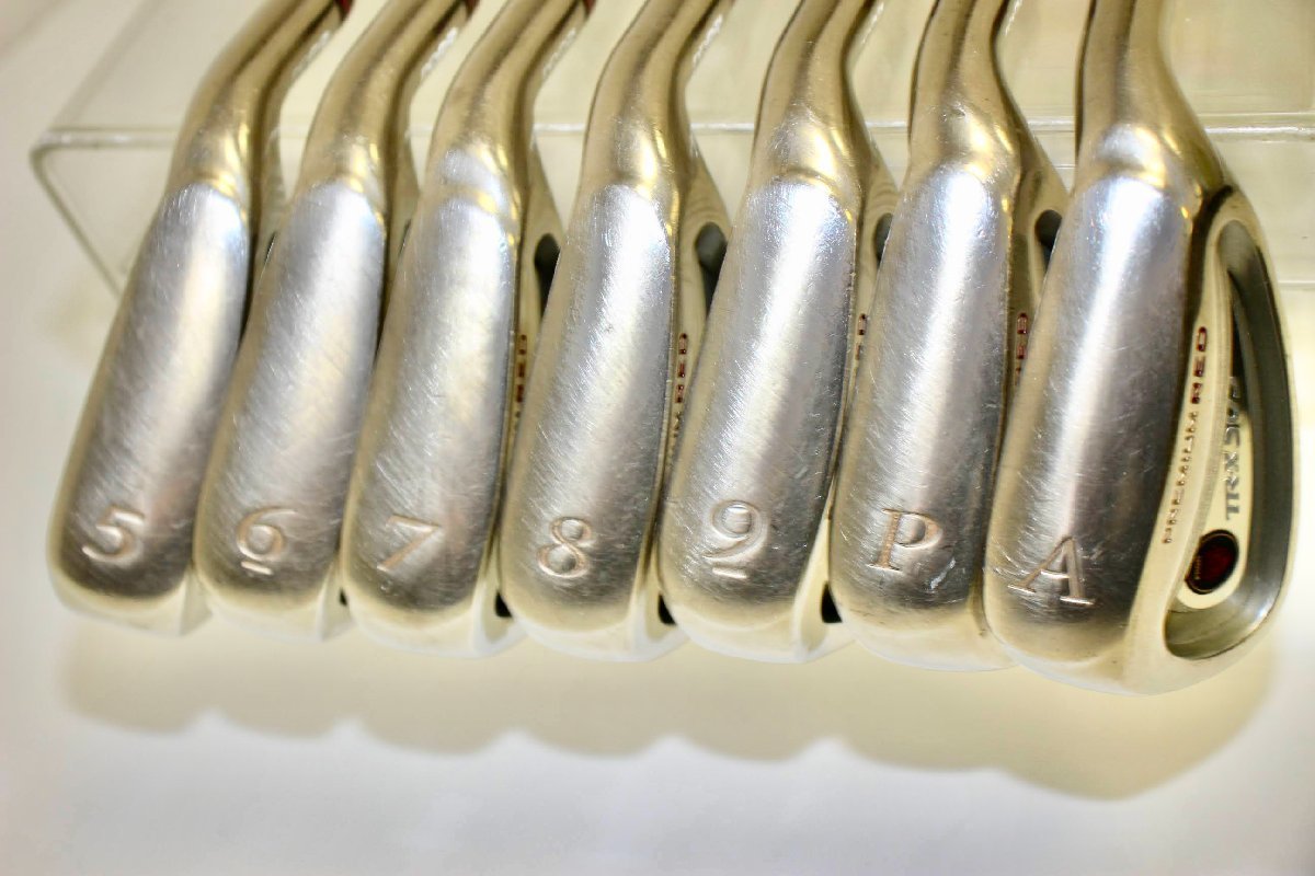 1円スタート】9H2741 PRGR プロギア TTR-X 505 PREMIUM RED アイアン 5，6，7，8，