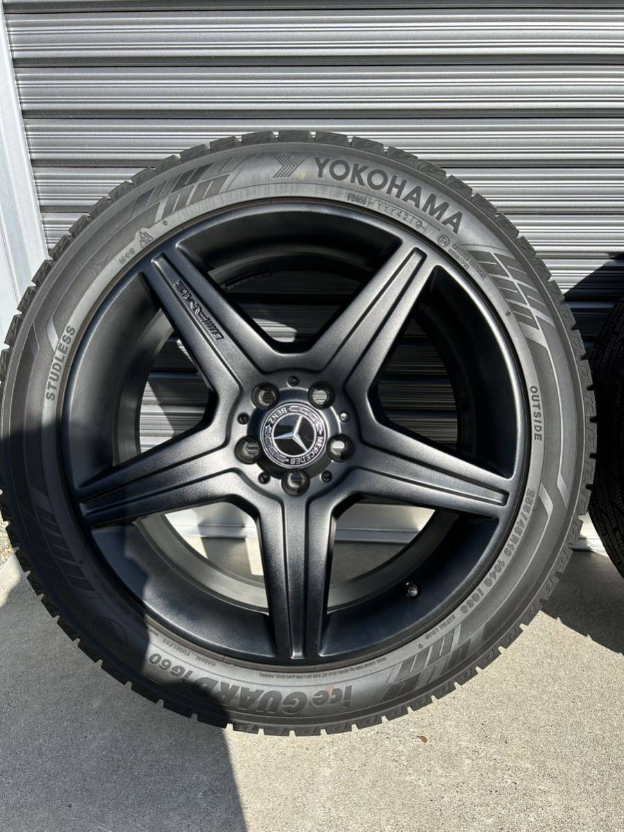 スタッドレスタイヤ 2019年製 ヨコハマ アイスガードIG60 AMG純正ホイール ツヤ消し自家塗装 19インチ255 45 R19 285 40 R19 W221 W222等 ヨコハマ スタッドレス スタッドレスタイヤ タイヤ、ホイール Tcjjxl 残念キャンプで