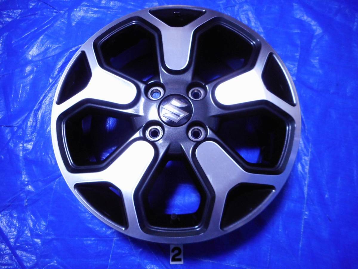 スズキ ハスラー 純正ホイル 1本 15x4.5J +45 傷あり タイヤ付き 4