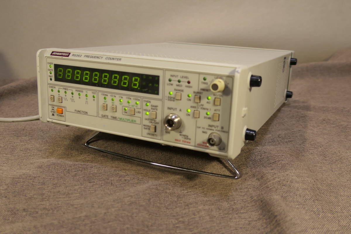 アドバンテスト R5362 Frequency Counter 周波数カウンター ADVANTEST