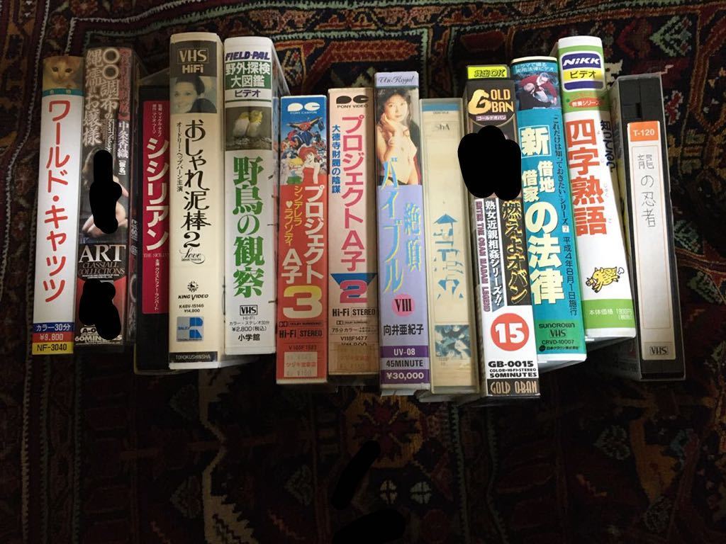1円でも売れなかった！】哀愁のVHS12本セット サンドバッグに浮かんで 