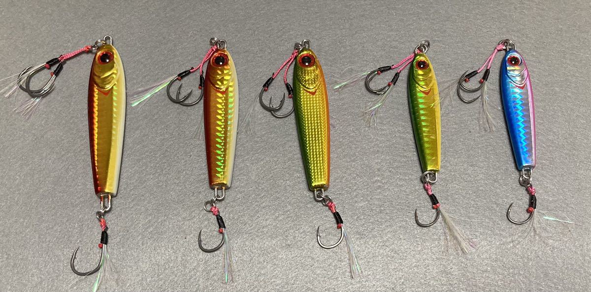 ダイワ タイジグ 紅牙 ベイメタル真鯛　５個まとめて 中古