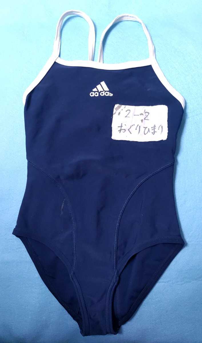 12-03 クリーニング済み 女子競泳水着 ワンピース アディダス adidas 